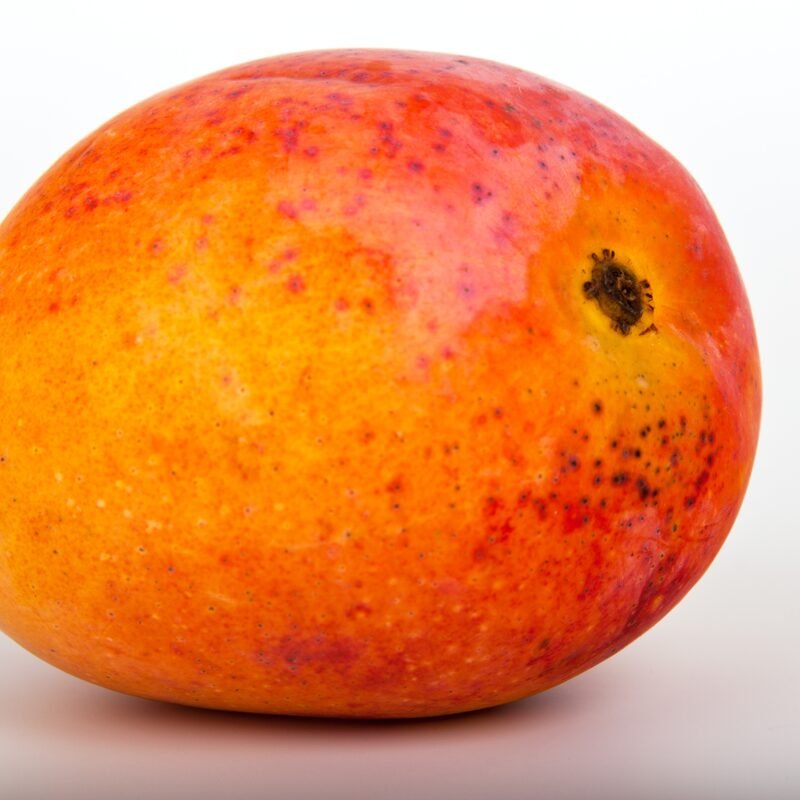 Ripe Alfonso mangoes with golden-yellow skin