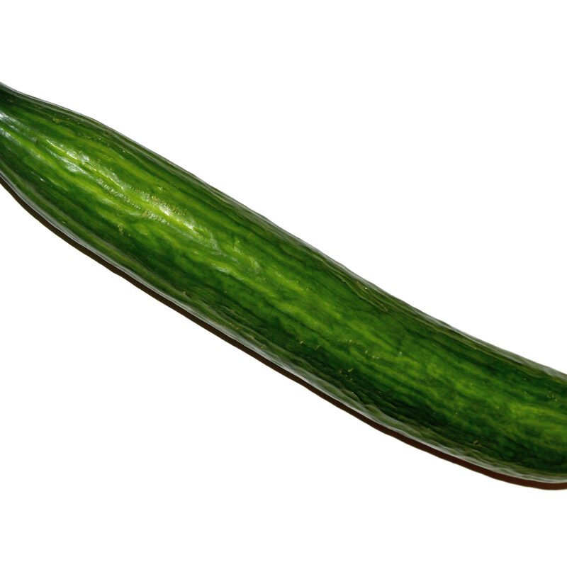 Fresh green cucumbers